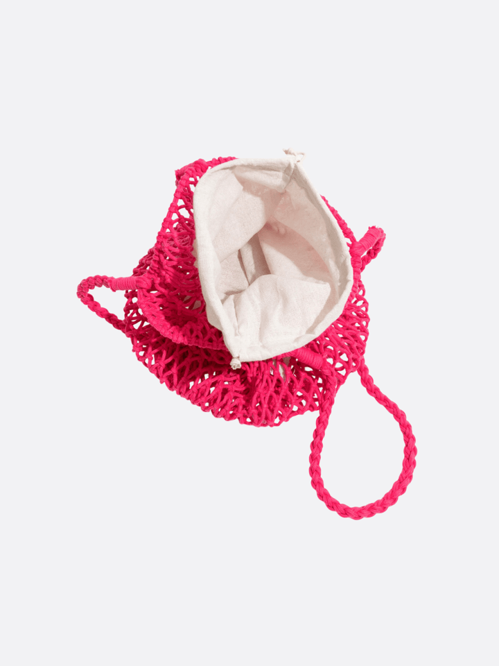 Mesh bag with pocket